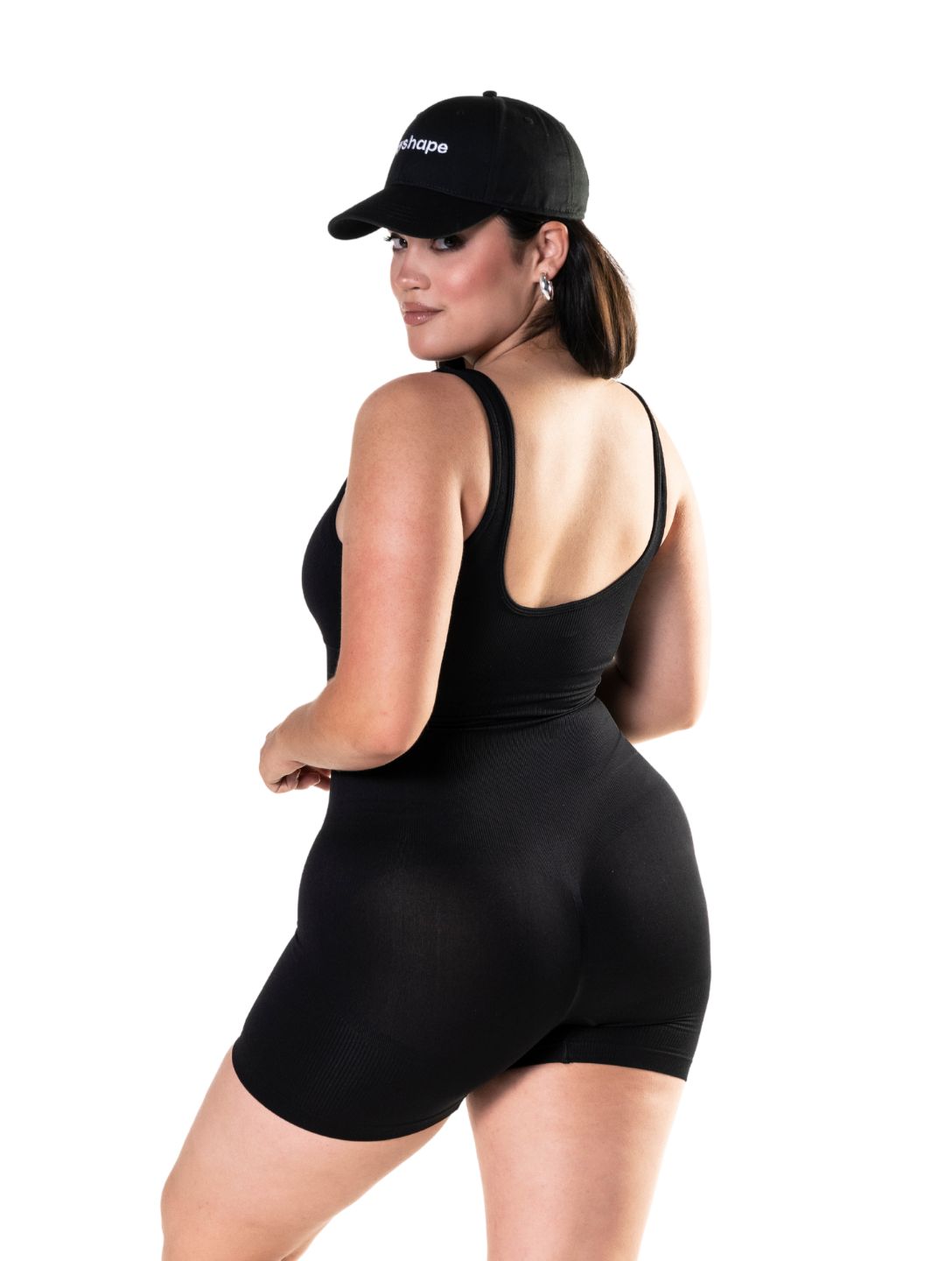 Shapewear Jumpsuit with Square Neckline