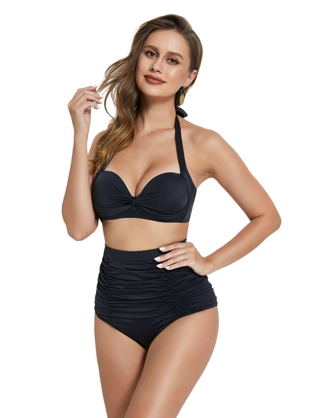 High-Waisted Shapewear Bikini
