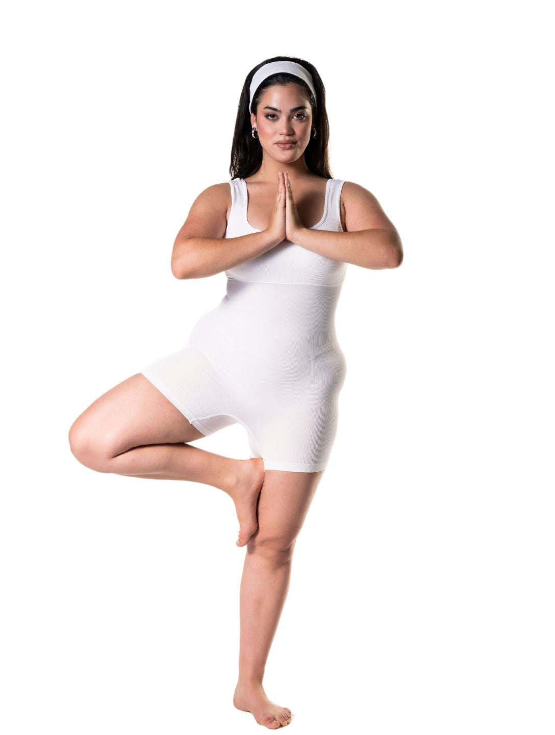 Shapewear Jumpsuit with Square Neckline