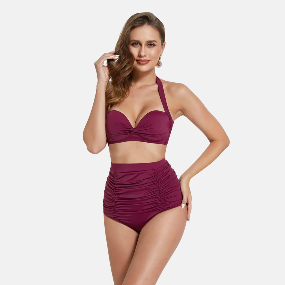 High-Waisted Shapewear Bikini