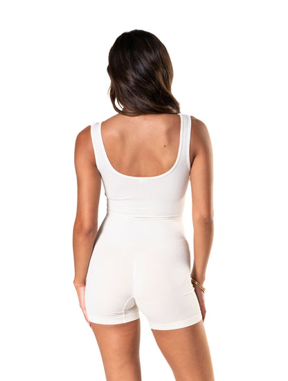 Shapewear Jumpsuit with Square Neckline