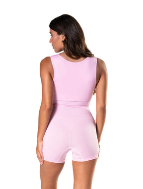 Shapewear Jumpsuit with Square Neckline